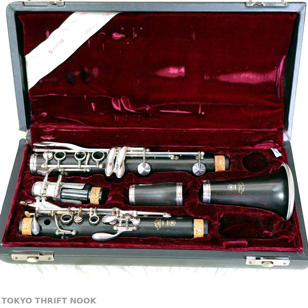 [Excellent] Yamaha YCL-650 Bb Clarinet Grenadilla Wood w/ Hard Case and Cloth
